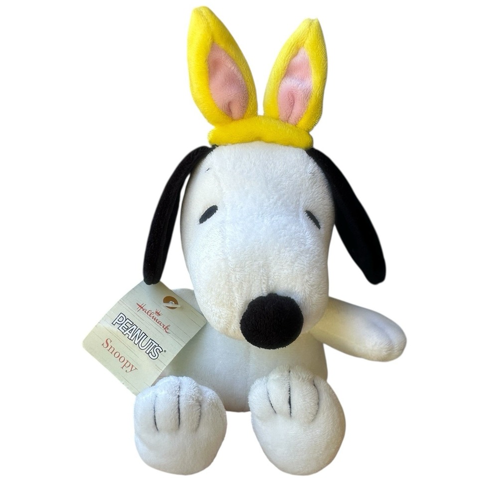Hallmark Snoopy Bunny‎ Plush Stuffed Animal Toy 7 Inch Peanuts Animal Toy Easter